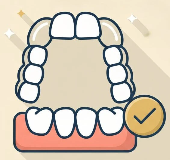 Clear aligner with an all-inclusive price badge