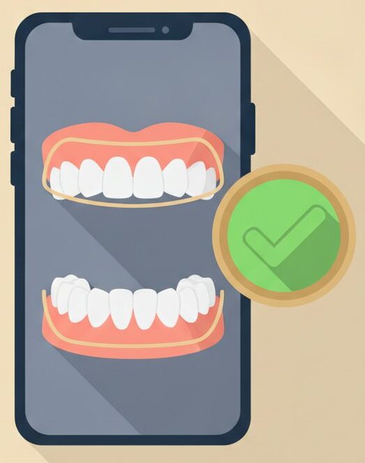 At-home clear aligner monitoring on a smartphone app
