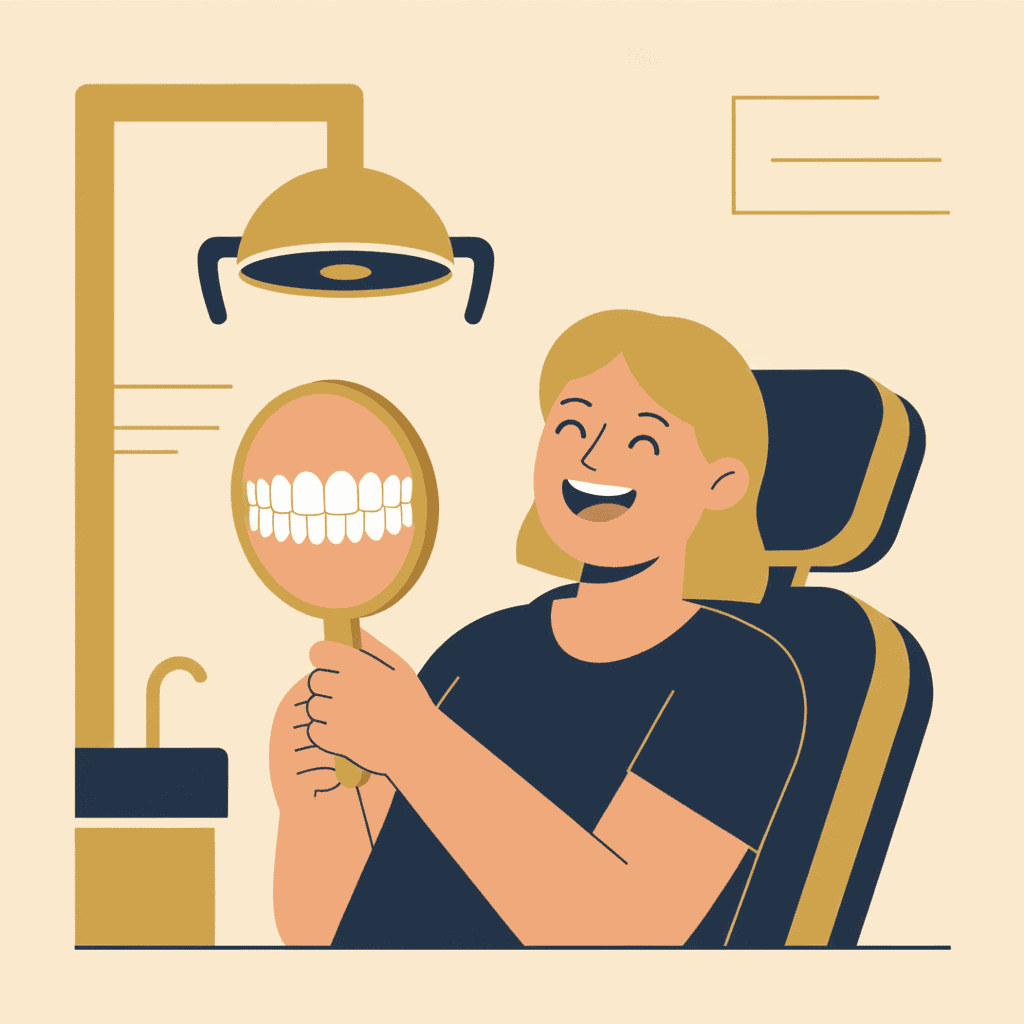 Happy dental implant patient at Spring Hope Family Dentistry NC