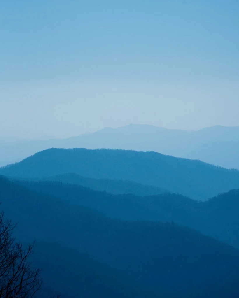 Blue Ridge Mountains landscape photographed by Dr. Elie Abboud
