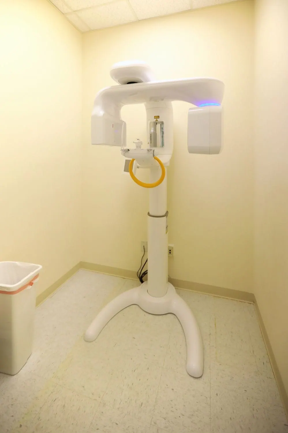 3D cone beam (CBCT) X-ray unit used to check injured teeth at Spring Hope Family Dentistry