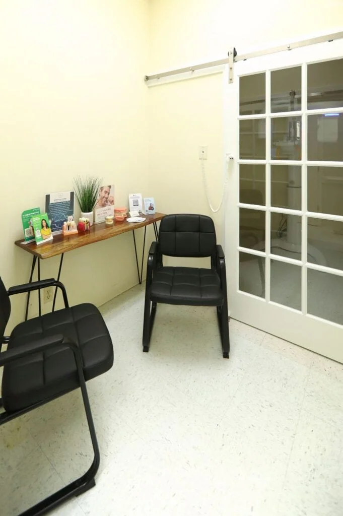 Private consultation room for treatment planning and second opinions