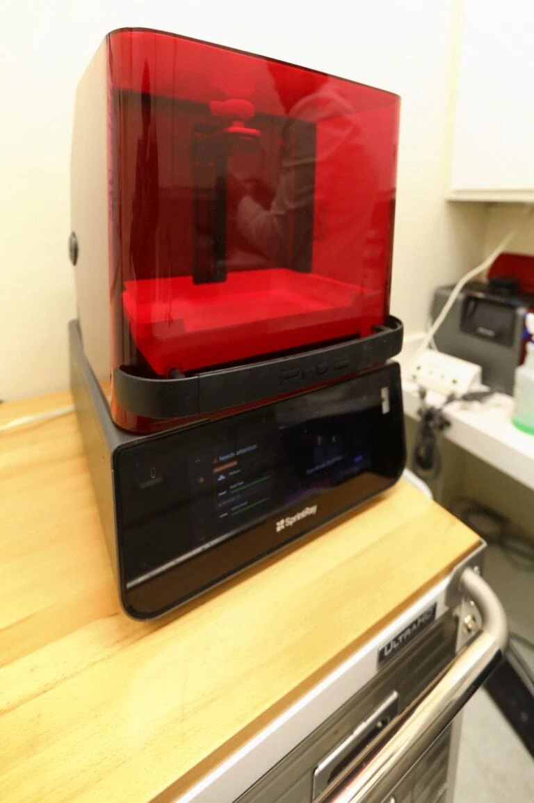 SprintRay 3D printer in the in-house dental lab at Spring Hope Family Dentistry