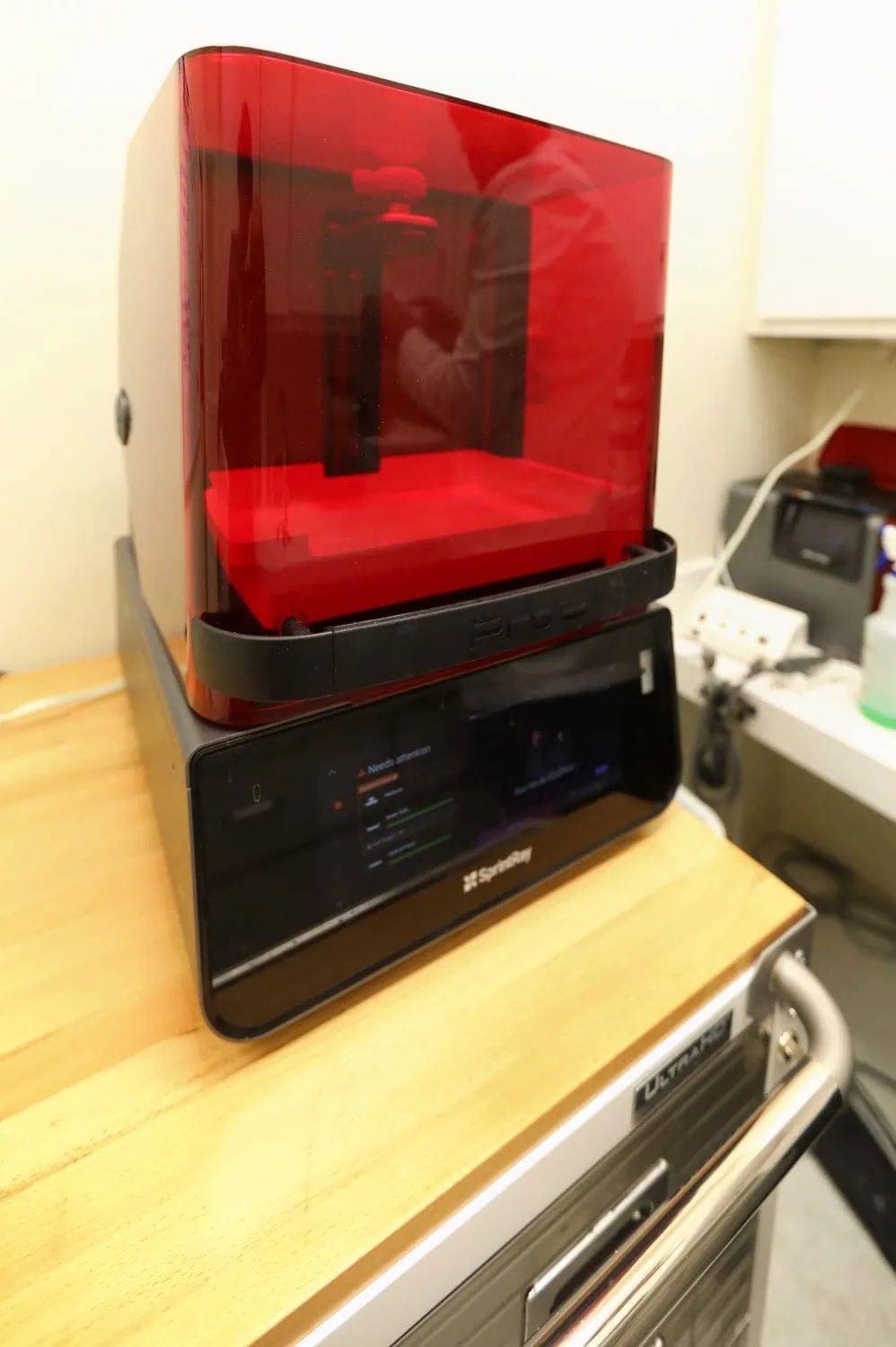 SprintRay 3D printer in the in-house dental lab at Spring Hope Family Dentistry